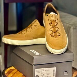 Ecco men's soft 7 luxe sneaker Whiskey /  Cocoa , 45 eu (11-11.5m) - New in Box